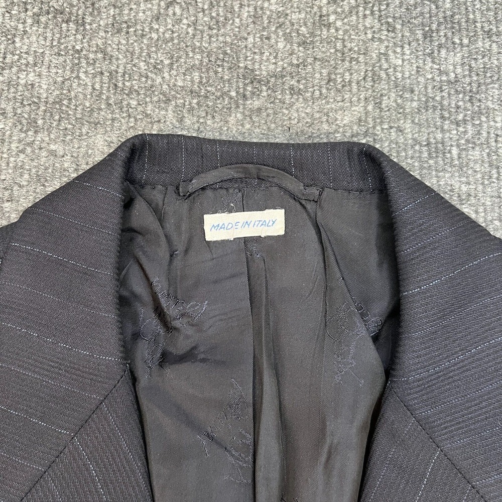 Brioni Nomentano Sport Coat Jacket 42R Navy Dark Blue Pin Striped Wool - Picture 7 of 16